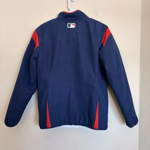 Minnesota Twins Majestic On Field Thermal Full-Zip Jacket‎ Navy Womens Medium - Image 7