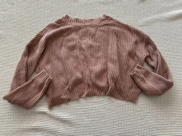 Full Tilt pink cropped sweater. Women’s M - Image 2