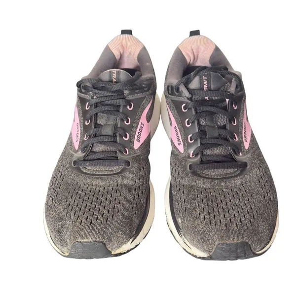 Brooks Womens Transmit 3 Running Shoes Black Pink Size 11 Walking Sneakers - Image 2