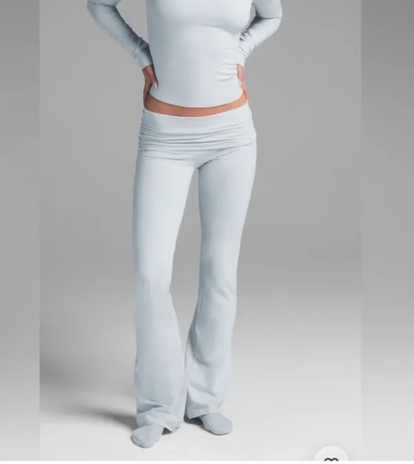 SKIMS Cotton Foldover Jersey Pants - Image 3