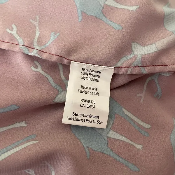 Anthropologie GEISHA DESIGNS Reindeer Deer Print Pleated‎ Top Blouse Medium - Image 10