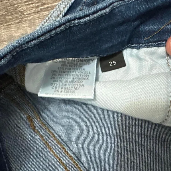 flying monkey size 25 Low rise blue jeans‎ - Image 3