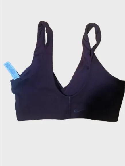Nike Black V-Neck Wireless Bralette - Image 3