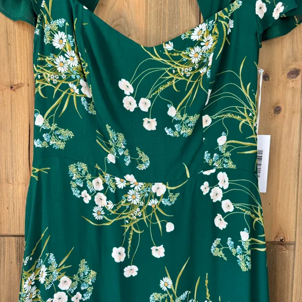 Reformation Rosi Dress Buena Green NEW - Image 4