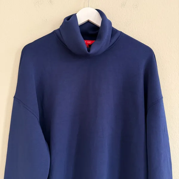 Spanx AirEssentials Turtleneck Dress Timeless Navy Size 1X 21724R Soft - Image 9