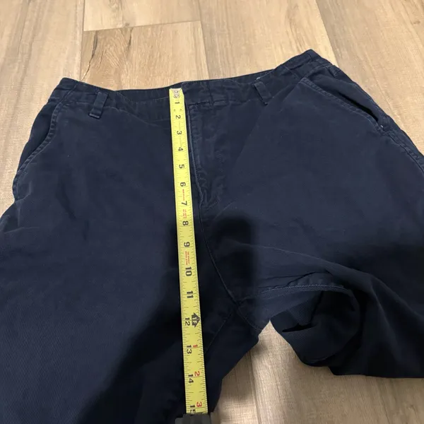 GAP Mid Rise Loose Wide Leg Khakis 100% Cotton PantsNavy Blue size 6‎ - Image 10