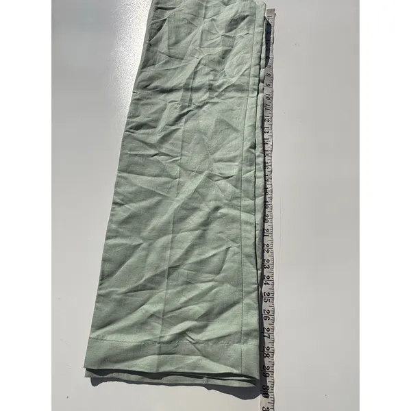 & Other Stories Linen Blend Mint High Waist Wide Leg Pants 2 - Image 7