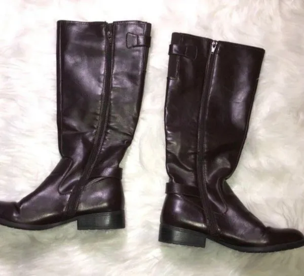 Life Stride Women's Cold Weather Weather Side Zipper Dark Brown Boots Sz 8.5 - Image 4