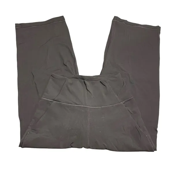 Lululemon Align Wide-Leg Super-High-Rise Crop Graphite Grey Nulu Pants Size 4‎ - Image 2