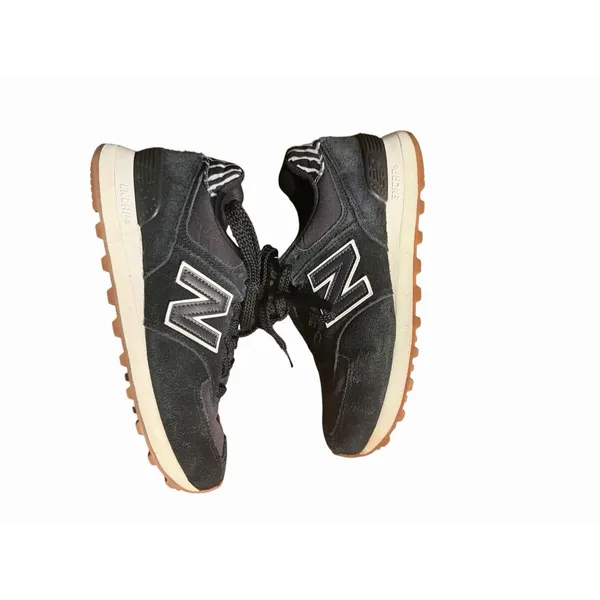 New Balance Shoes Mens 7.5 Women’s Classic Suede Running Sneakers WL574XB2 Black - Image 4