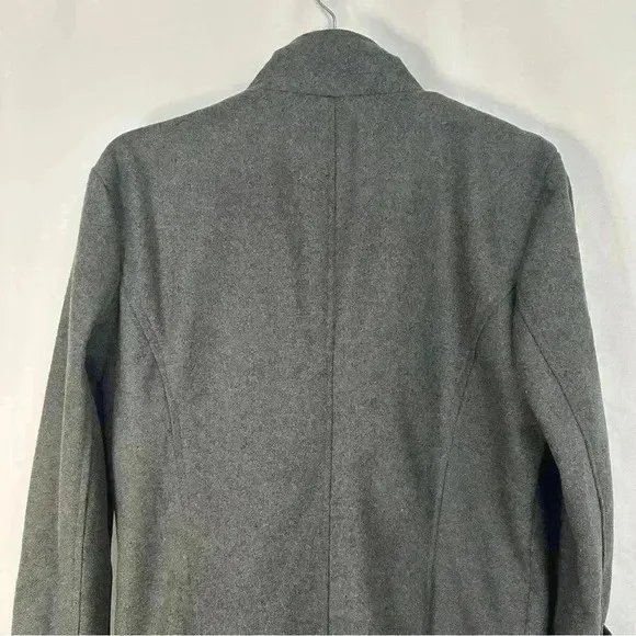 NWT‎ Coat Jacket Button Up Front Pockets Snap Button Collar Womens Size XL Gray - Image 10