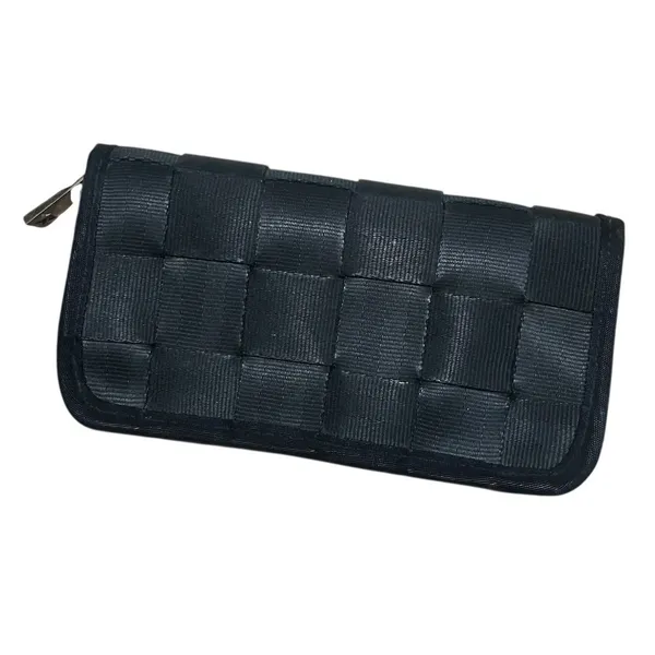 Harveys Wallet Womens One Size Black Zip-Around Organizer Clutch Coin - Image 5