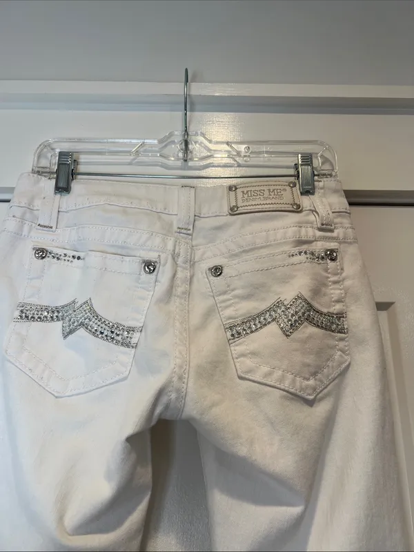 Miss Me White Flared Jeans - Women's Wide Leg Denim size 28. - Image 6
