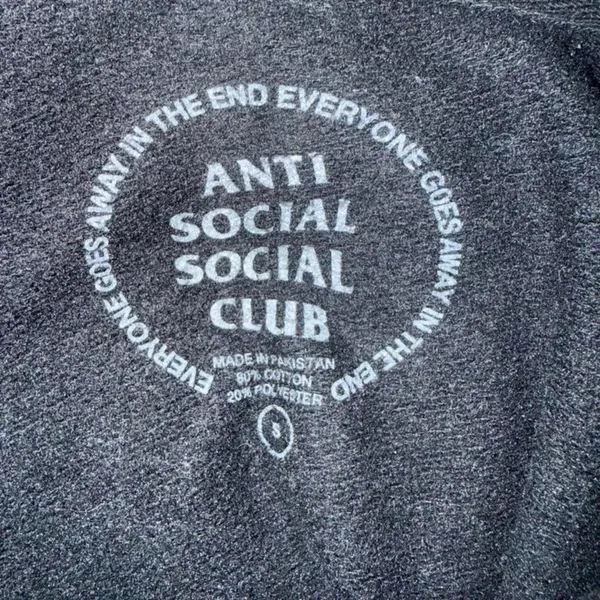 Anti Social Social Club (ASSC) Hoodie in black with butterfly and flowers - Image 9