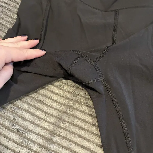 Women'S Lululemon Speed Up Tight Pants Leggings Yoga Running Black Sz 6 Nice! - Image 4