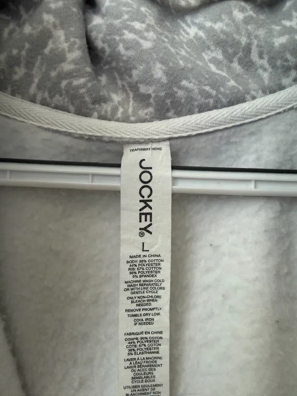 TJ Maxx grey half zip sweatshirt  - Image 3
