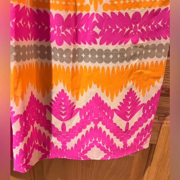 Trina Turk Gypsum Cut-Out Stretch Silk Lined Mini‎ Dress in Cactus Flower Size 6 - Image 8