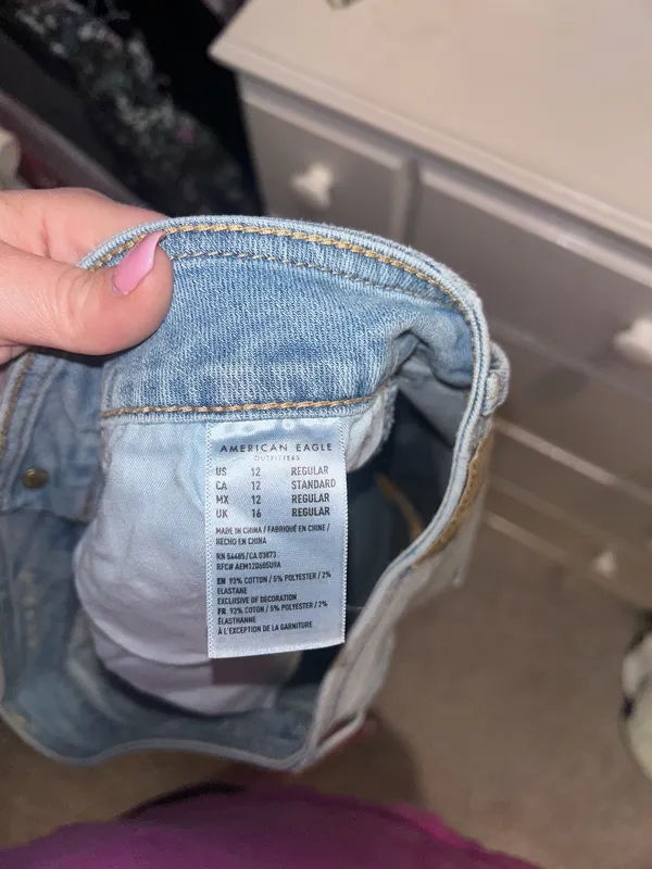 American Eagle Jean Mini High-Rise Skirt - Image 5