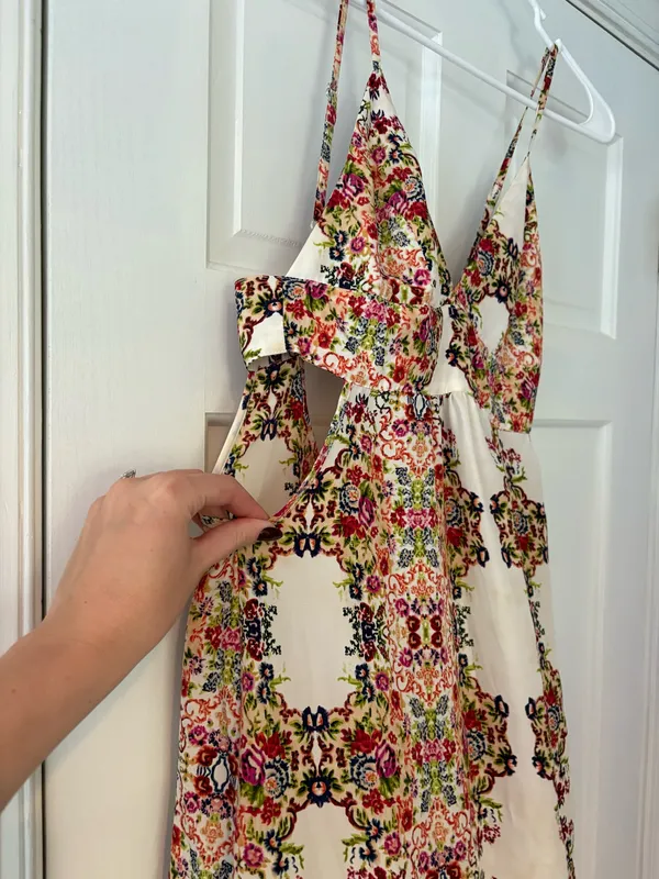 Floral Maxi Dress Multiple Size 0 - Image 3