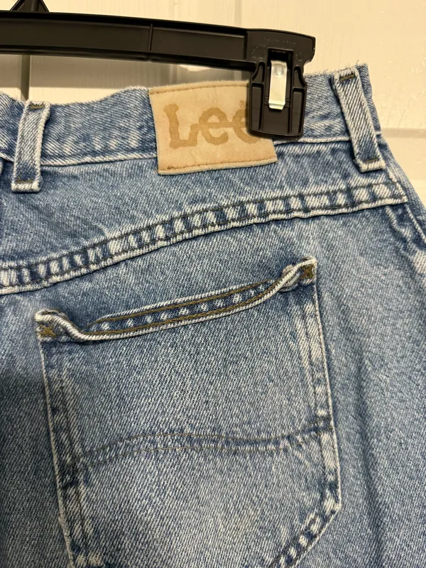 Lee Straight-Leg Women's Blue Denim Jeans - Image 3