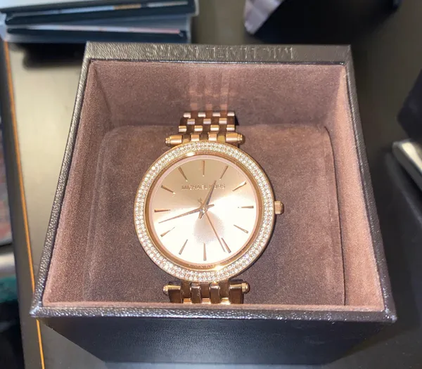 Michael Kors Watch Rose Gold - Image 5