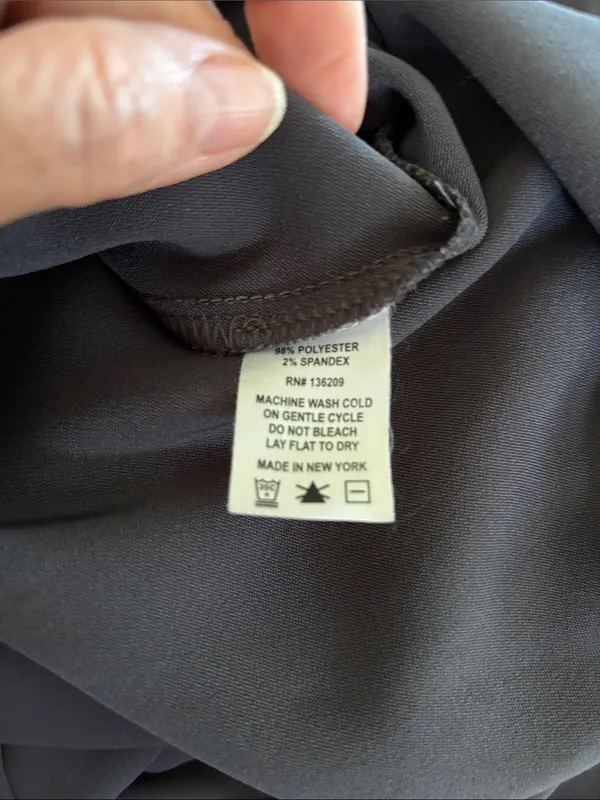 Hatch Women's The Slouch Maternity Dress OS Black Back Split Dolman SS Roomy - Image 7