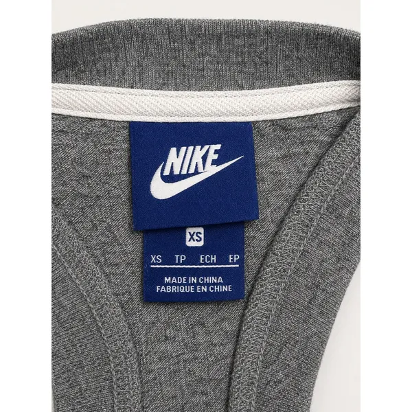 Nike Sportswear Gym Vintage Gray Racerback Romper Shorts XS Just Do It Logo - Image 5