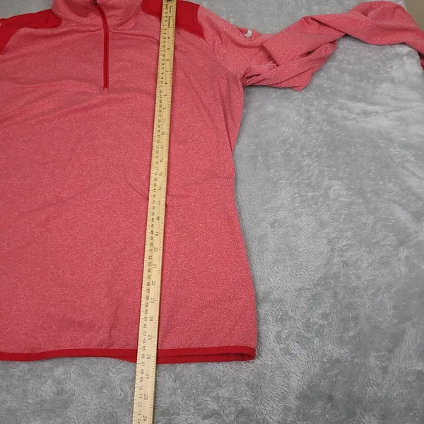 Nike Birdie Half-Zip 2.0 Womens‎ Golf Top Size X-Large Red Pullover Quarter Zip - Image 5