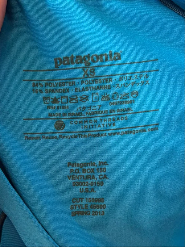 Patagonia women’s Capilene 1 Silkweight Stretch T-Shirt sz XS - Image 3