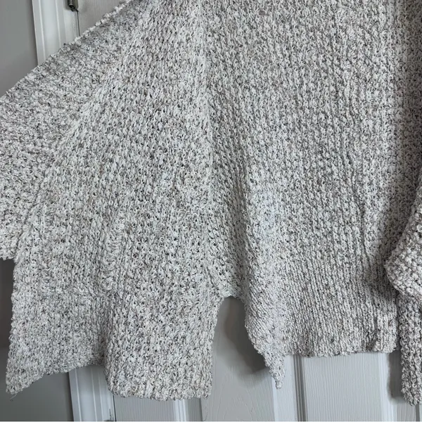 POL Cream Textured Open Knit Women's Cardigan Size Large - Image 10