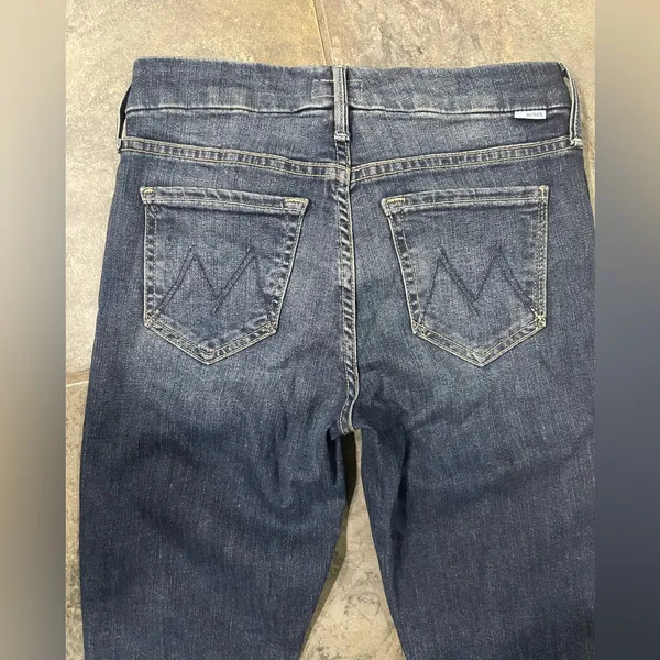 MOTHER‎ The Looker Crop On the Edge Jeans Sz 25 - Image 3