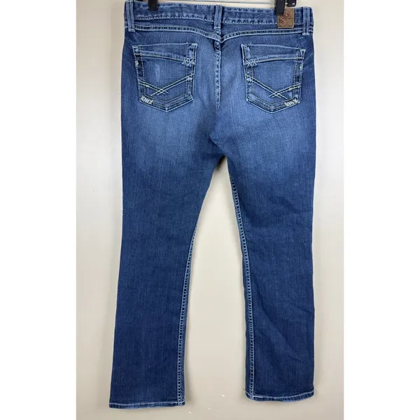 BKE Denim Sierra Bootcut Stretch Jeans Women’s Size 30x31.5 Low Rise Blue Denim - Image 2