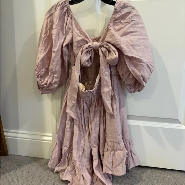 Angel Blush Pink Mini Dress Size 4 - Image 3