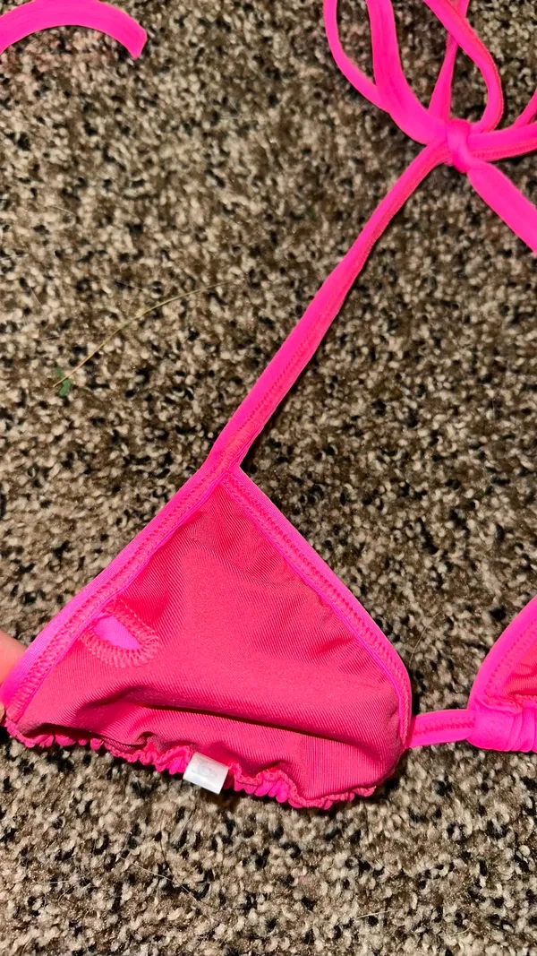 Pink triangle bikini - Image 4
