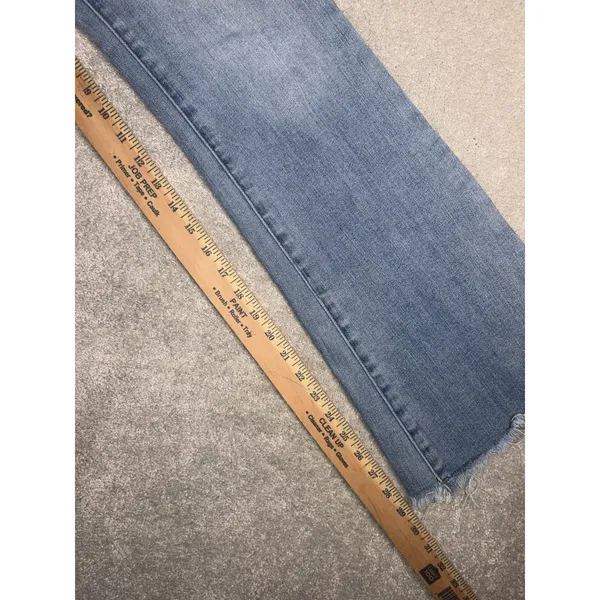risen jeans 5/27 boot cut jeans flare high rise raw hem - Image 10