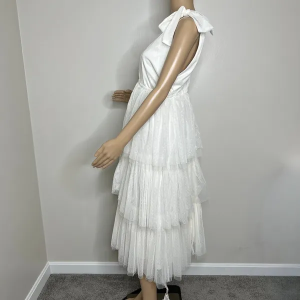 Baltic Born Tessa Tiered Tulle Midi Dress - Image 2