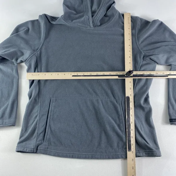 Columbia Hoodie Sweatshirt Women's Medium Gray Pullover Fleece Ladies - Image 5