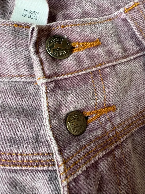 🐎 vintage crazy horse jeans 🐎 Purple Size 10 - Image 5