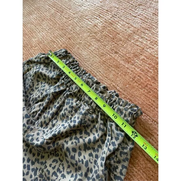 AERIE Beach Beyond Lounge Shorts in Cream/Black Leopard Spot XS - Image 8