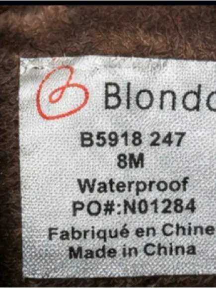 Blondo Waterproof Suede Ankle Booties 8M - Image 7