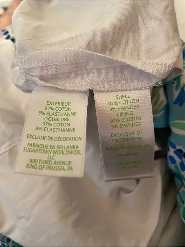 Lilly Pulitzer Patty Skorts Floral Printed Skirt Bermuda Blue Turtle Size 00 - Image 7