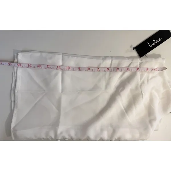 Lulus White Button Front Camisole V-Neck Adjustable Strap Tank Top‎ XS New - Image 11
