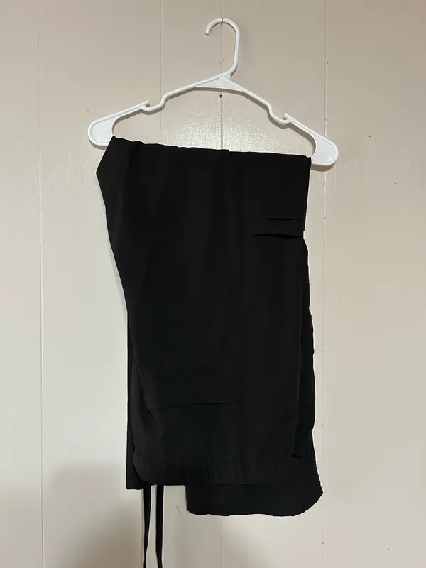 Natural Uniform Black Scrub Set Size 3X - Image 2
