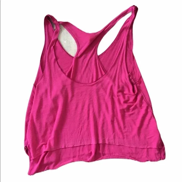 Free People Pink Layered Tank Top Size Small - Image 5
