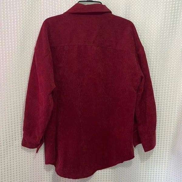 SHEIN Oversized and comfortable rust colored jacket/shirt - Image 5