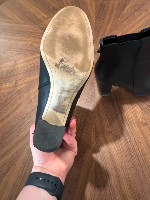Sam Edelman Black Leather Boots Size 8 - Image 3