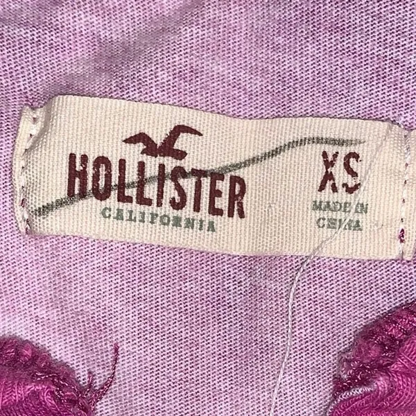 Hollister Tie Dye Cropped Long Sleeve Tee Shirt‎ - Image 3