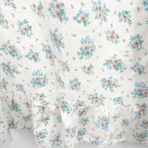 The Vermont Country Store Womens Floral Cotton Cottagecore‎ Flannel Nightgown M - Image 4