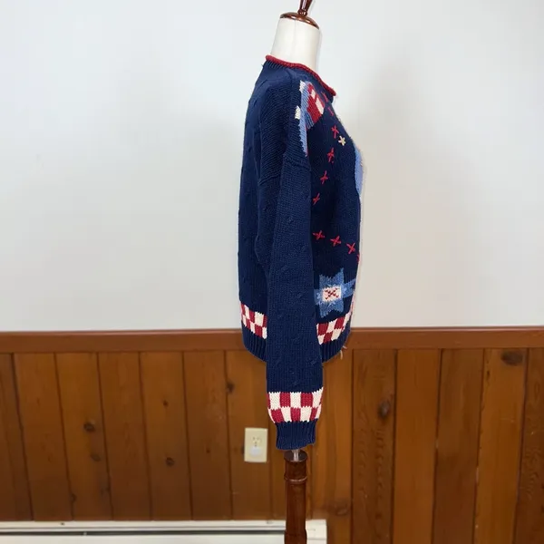 Adorable Vintage 1980s/90s Countryside Classics Hand Embroidered Sweater! - Image 3
