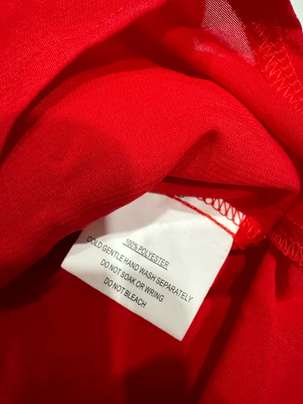 NWT Saints + Secrets Red Lace Corset Dress Medium - Image 10